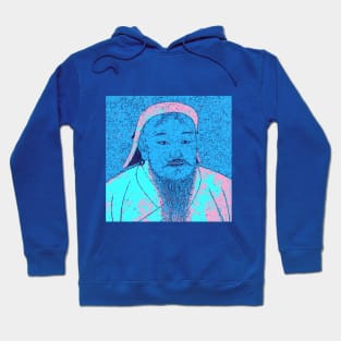 Genghis Khan Portrait 79 Hoodie